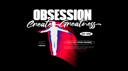 Urban Style Design Aesthetic, Casual Fashion Street Wear. With Slogan Typography, and Line Art Illustration. for screen printing t-shirts, jackets © lanllan