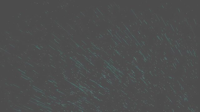 Glowing blue streaks move swiftly across a dark background