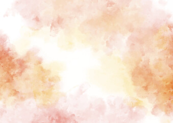 Obraz premium Hand painted pastel coloured watercolour background design