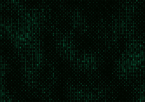 Matrix style background with a modern binary code design 