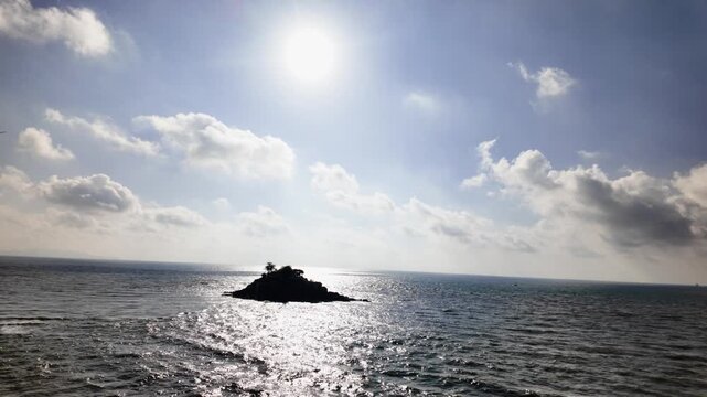 Explore Cong vien Nginh Phong in Vung Tau, Vietnam. Enjoy views of the sea and sky as the sun sets over the horizon. A perfect spot for relaxation and fresh air.