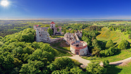 Szlak Orlich Gniazd - Zamek Tenczyn w Rudnie. © Janusz Lipiński