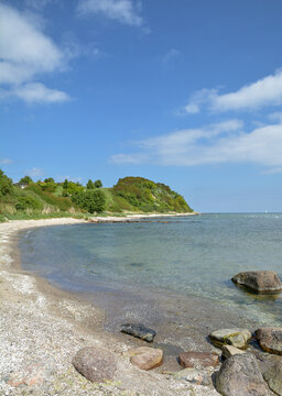 coastline in Thiessow on R&uuml;gen,baltic Sea,Mecklenburg-Vorpommern,Germany