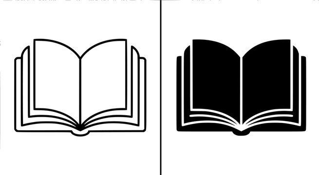 Open Book Literature Icon