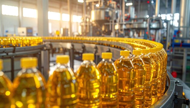 Modern Edible Oil Manufacturing and Packaging Plant