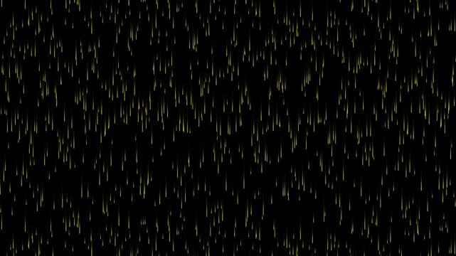 Abstract Digital Rain Matrix Code Loop Background.