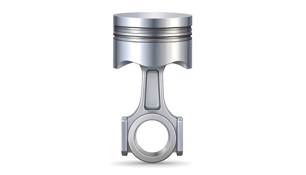 Piston Engine Part Industrial Metal Component.