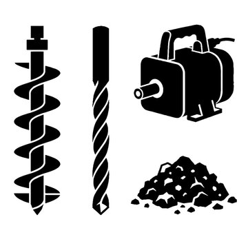 Drill bits and coal pile tools.