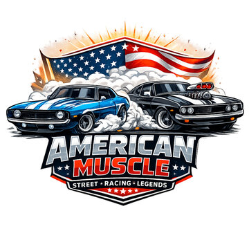 american muscle cars, muscle car legends, classic american cars, muscle cars in action, vintage muscle cars, performance cars, high horsepower, drag racing, street racing, powerful engines, v8 engine,