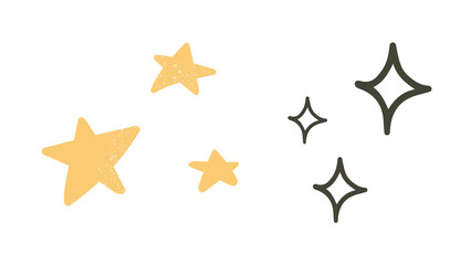Obraz premium Star illustration isolated on transparent background, glowing decorative symbol for design, celebration themes, rating icons and creative graphic compositions.