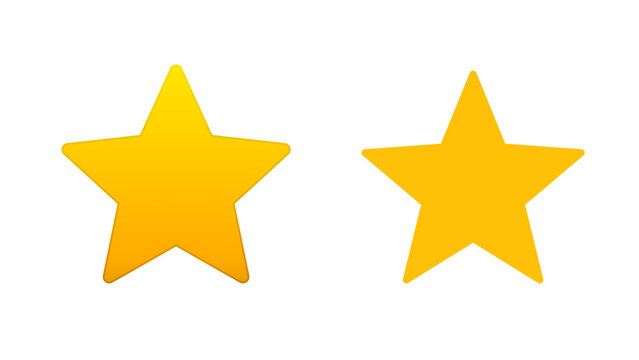 Star illustration isolated on transparent background, glowing decorative symbol for design, celebration themes, rating icons and creative graphic compositions.