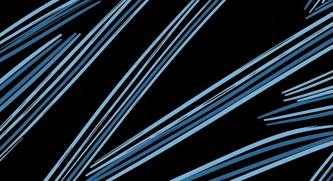 Blue lines on black background texture.