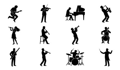Diverse Sports Athlete Silhouette Collection Featuring Soccer Basketball Tennis Volleyball Baseball Cricket and Golf Action Poses for Athletic Branding © MSTROTNA