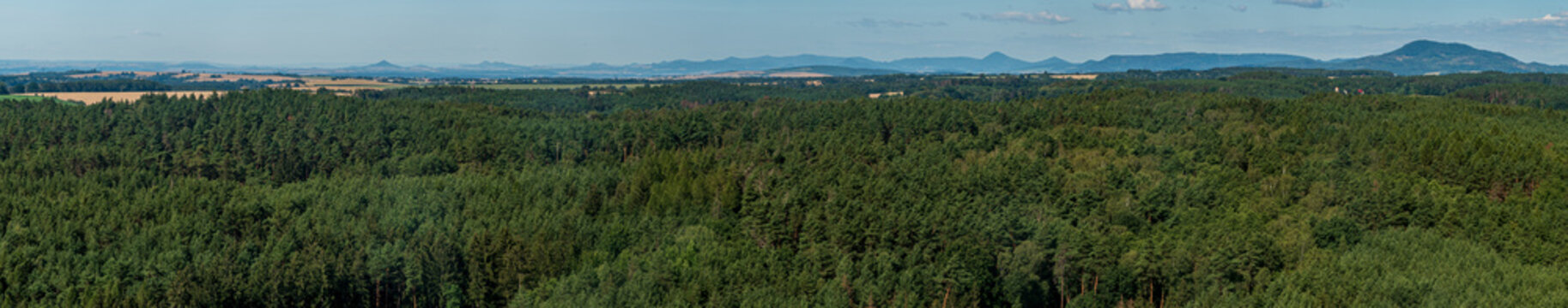 View from Cap hill in CHKO Kokorinsko - Machuv kraj in Czech republic