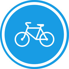 Fototapeta premium Bicycle Icon Vector