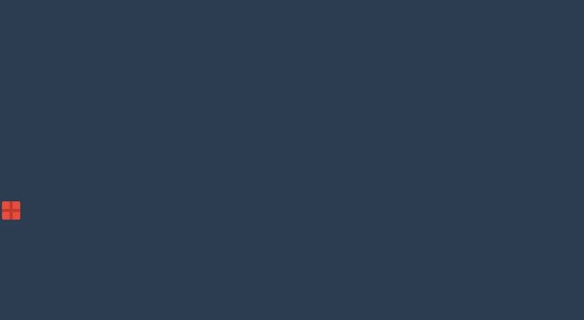 Minimalist loading animation with smooth motion on dark animation
