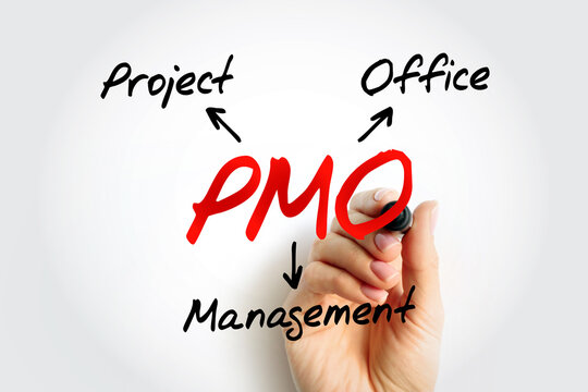PMO - Project Management Office acronym, business concept background