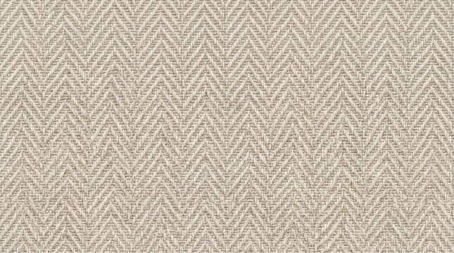 Herringbone Fabric Texture, Natural Beige Textile Pattern, Woven Material Background, Classic Chevron Weave for Interior Design and Fashion