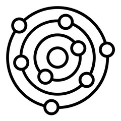 Solar System Icon © Aryan