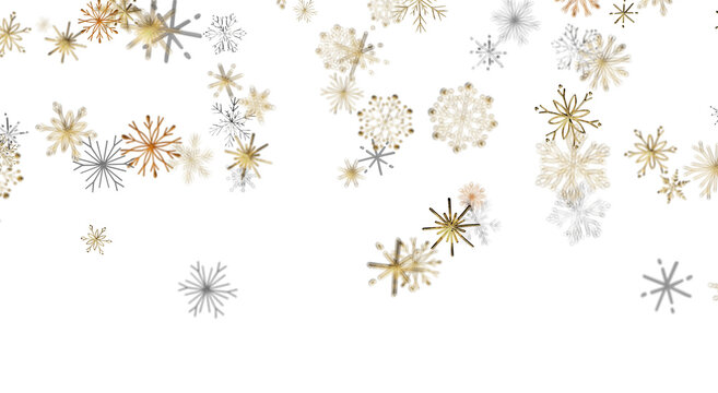 Stylish winter design featuring decorative snowflakes, ideal for holiday backgrounds and seasonal t