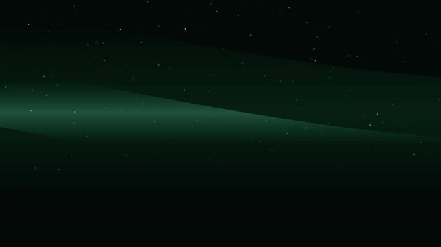 エメラルドディープ オーロラ 深緑 星空 神秘 ミニマル 4K ループ背景