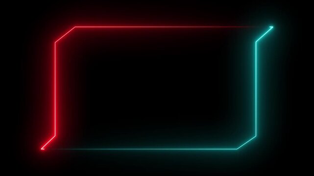 Frame HUD element and road arrow. Universal technology line and frame video overlay futuristic HUD head up display interface template.