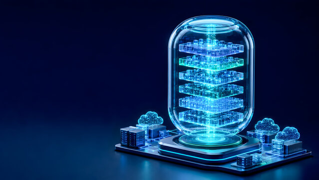 Layered Cloud Server Infrastructure in Secure Digital Capsule