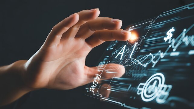 Chatbot, Chat with AI, Artificial Intelligence, Businessman using technology smart robot for business by enter command prompt, AI, artificial intelligence, Innovation futuristic technology.
