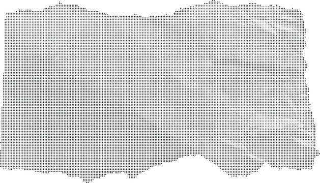 A crumpled piece of paper with a torn edge on a transparent background.