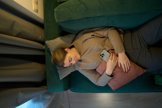 Cozy evening rest with soft comforting home atmosphere
