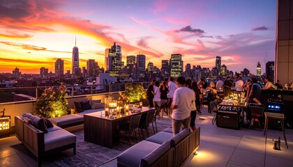 Fototapeta premium evening in the city