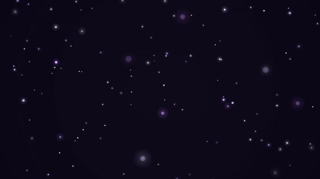 ラベンダー粒子がふわり舞う上品な春ループ背景4K