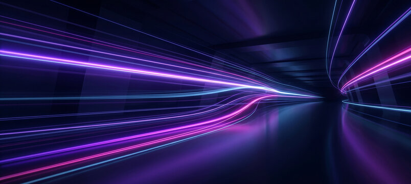 Luxury Neon Business Wallpaper &ndash; Futuristic Executive Energy Corridor Background