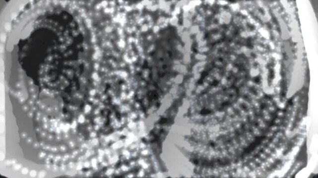 シルバーグレーのモダンな流体拡散 洗練された煙インク風抽象背景4K