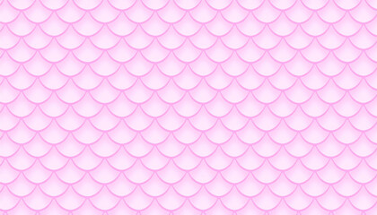 Obraz premium Pink mermaid scales pattern background. Cute fish skin texture for fairy tale themes, nursery decor, and pastel stationery design. Seamless style aesthetic for feminine branding and wallpaper.