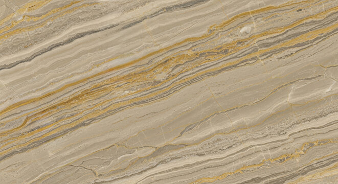 Natural marble vein texture with gold accents veins beige