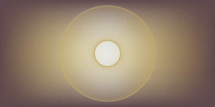 Abstract background of metallic corrugated industrial sheets with golden and silver reflections, creating a perspective of converging lines.