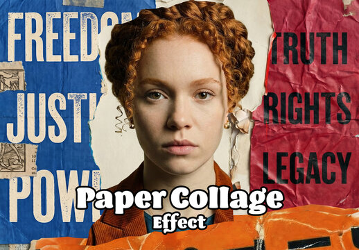 Paper Collage Photo Effect
