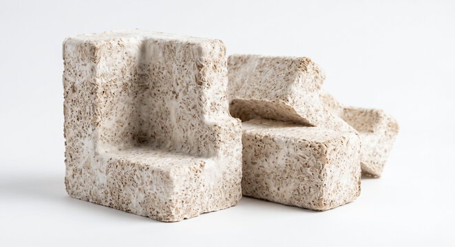 Molded Mycelium Protective Packaging Insert for Fragile Products