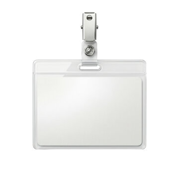 Clear Horizontal ID Badge Holder