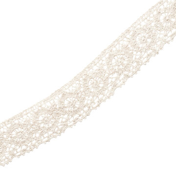 White Lace Ribbon Strip
