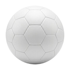 Blank White Soccer Football Ball © BTG
