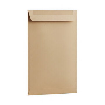 Sealed kraft paper envelope for mailing and correspondence