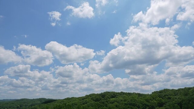 積雲（わた雲）のタイムラプス