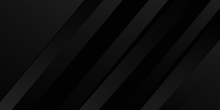 Black abstract background. Elegant dark diagonal shape elements.