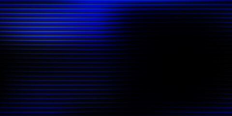 Obraz premium Futuristic neon texture with bright blue-green gradient shades and smooth, bright, grooved vertical lines.
