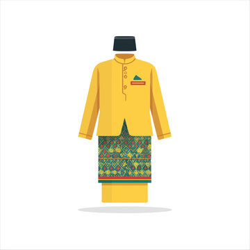 Traditional Malay Man's Formal Attire