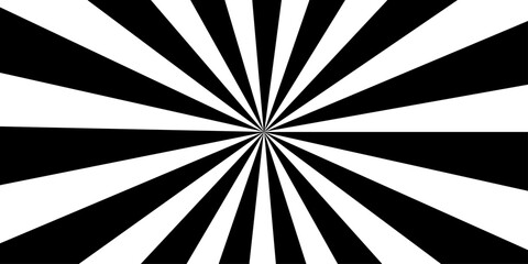 A dynamic optical illusion of radial stripes radiates from the center, creating a striking visual effect that captivates the viewer with its symmetrical design. © FANUSH