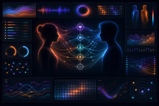 Futuristic Emotional Intelligence Dashboard with Interpersonal Analytics System