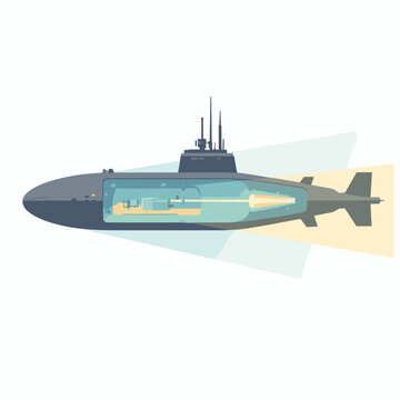 Submarine periscope optics mirror prism path